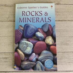 Rocks and Minerals Usborne Spotter's Guide Book By Alan Woolley Mike Freeman